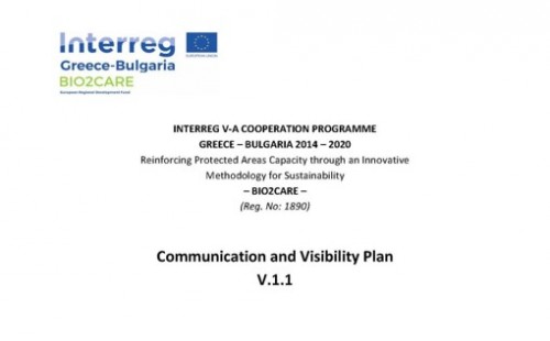 Extract from the Cover Page of the Communication Plan
